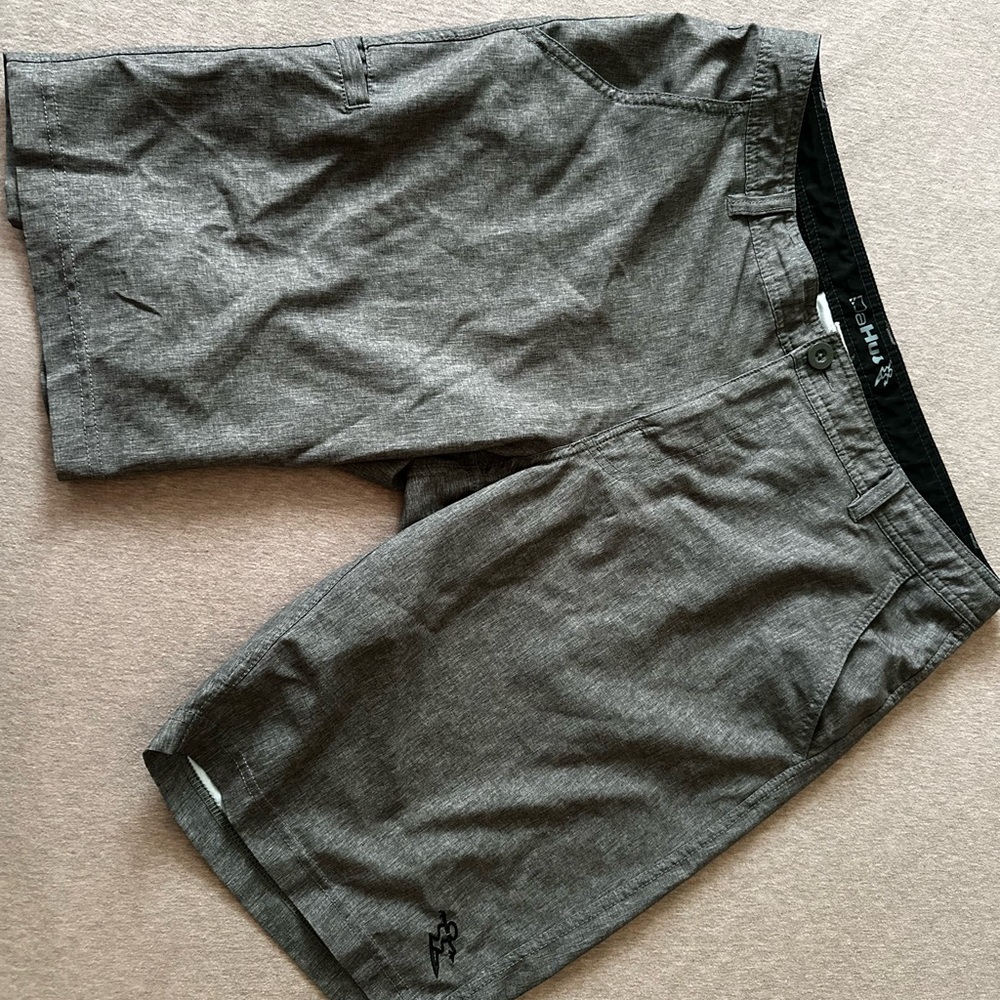 Men's Charcoal Hybrid Shorts